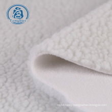 2018 Nice design good quality 100% polyester polar bonded sherpa fleece fabric